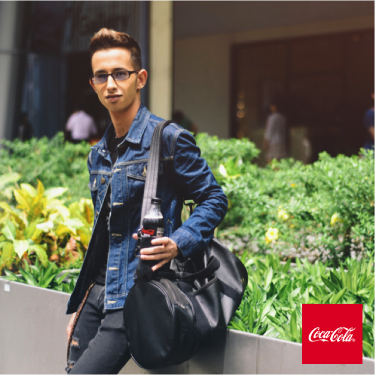 CocaColaSG's tweet photo. We think #Cokezero would be the perfect fashion companion for Alee Greyson.  #ShareHappiness http://t.co/WA2R8FRQvs