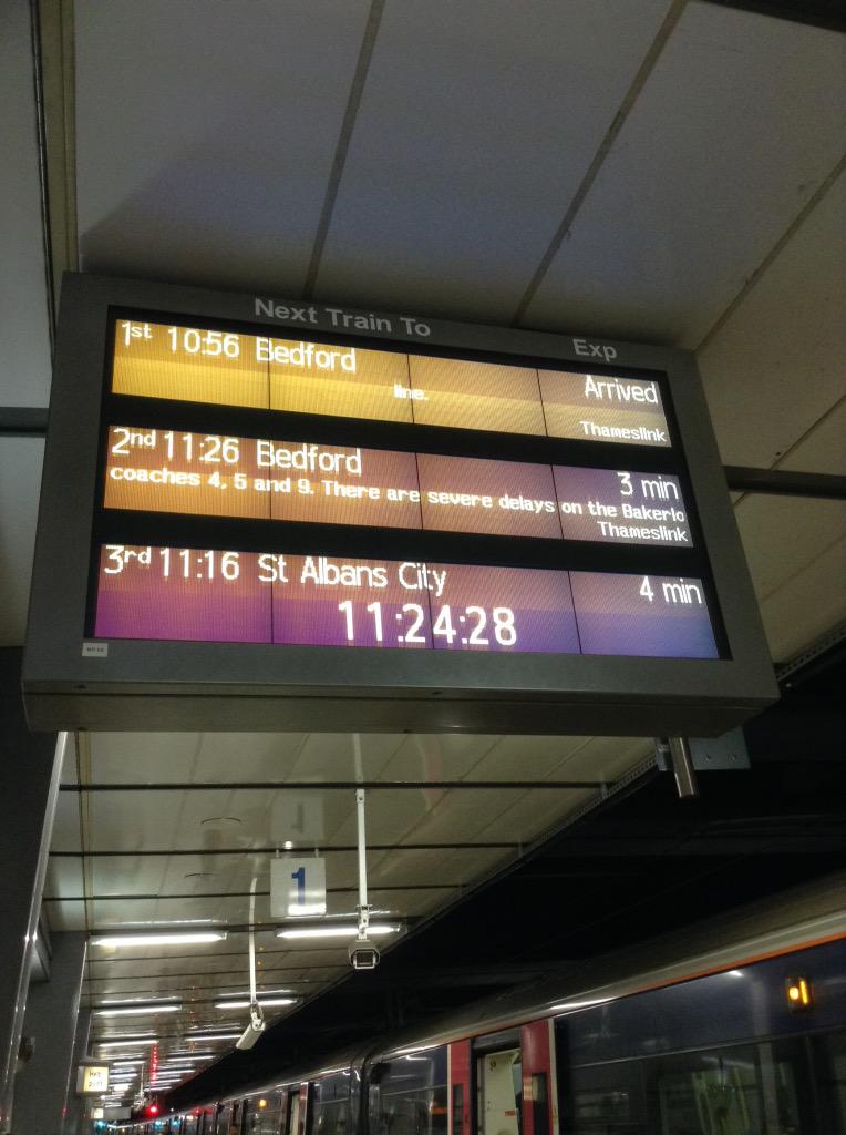 thameslinkdelay's tweet photo. Mid day #thameslinkdelays http://t.co/e4tKOslq2E