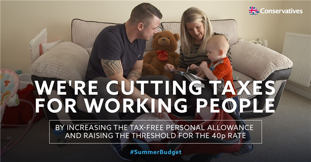 The <a href="/Conservatives/">Conservatives</a>' #SummerBudget cuts taxes for working people. Find out more: betterfutu.re/1ft4g7w