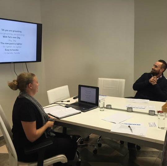 ngageeveryone's tweet photo. We sing songs in #creativepitches! Congrats Morgs & @JonathanDucie for going above & beyond. Couldn't resist sharing! http://t.co/gcxB7MuJsD