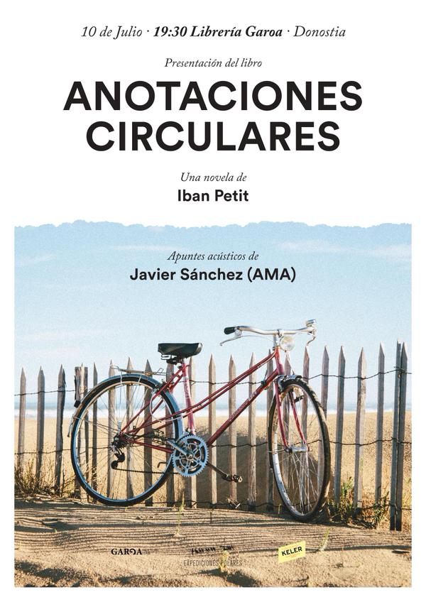 egaroa's tweet photo. 10 de julio, 19:30 Presentación de Anotaciones Circulares + apuntes acústicos de AMA @ExpedicPolares #zabaleta34 http://t.co/8Ajiv0FoTH