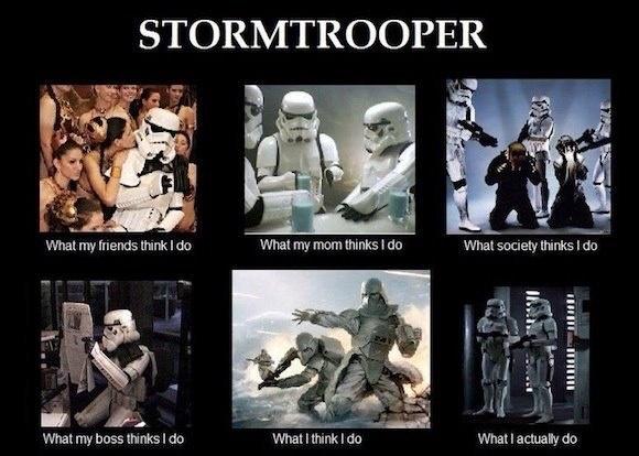 fantasmicuk's tweet photo. It's Geeky Friday! So, what do you think Stormtroopers actually do? #PlanetFantasmic #GeekyFriday #StarWars #Geek http://t.co/VppHCrySSr