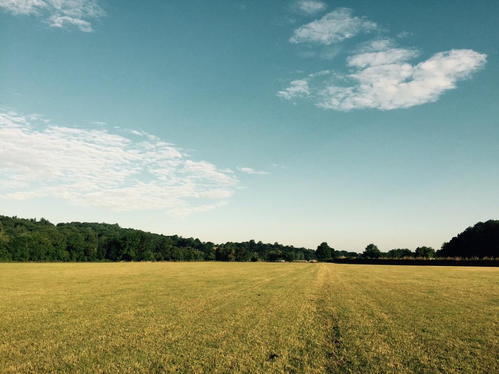 Beautiful day in egham