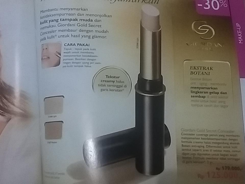 fithree_v's tweet image. Giodani Gold secret concealer..utk menyamarkan ketdak smpurnaan sprti pda area mata,mnum bsa jg d gna kn pd wjah