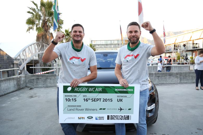 KFMza's tweet image. And we have our winners!
Congratulations to #2Pints who are going to the Rugby World Cup, courtesy of @LandRoverZA!