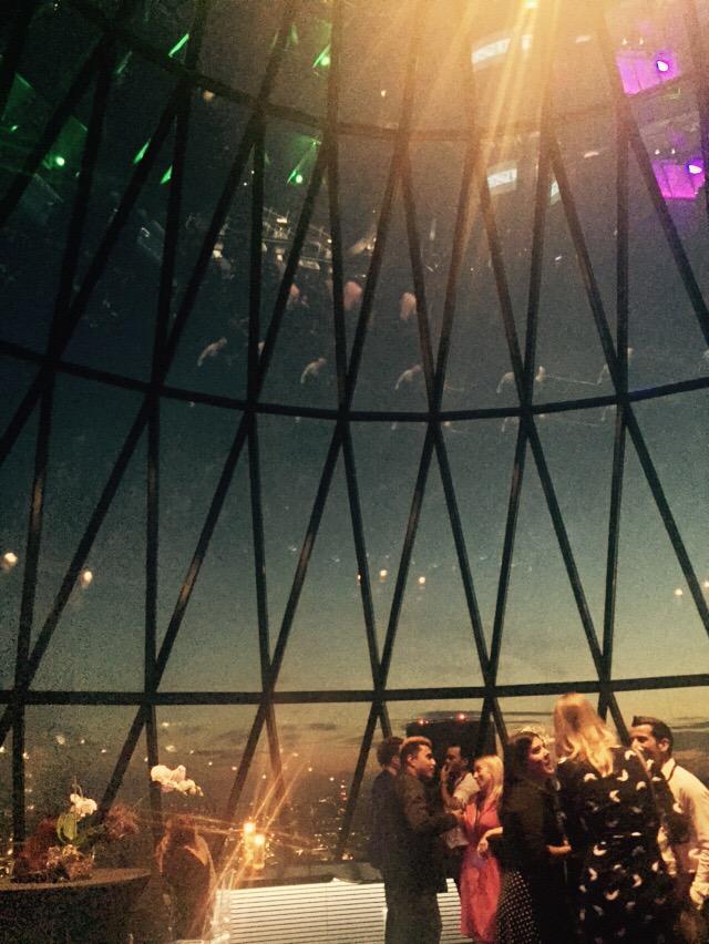 Chanjones85's tweet photo. Thank you @Neustar for a wonderful evening. Had a great time networking. @SearcysGherkin http://t.co/5EdTIGJEqc