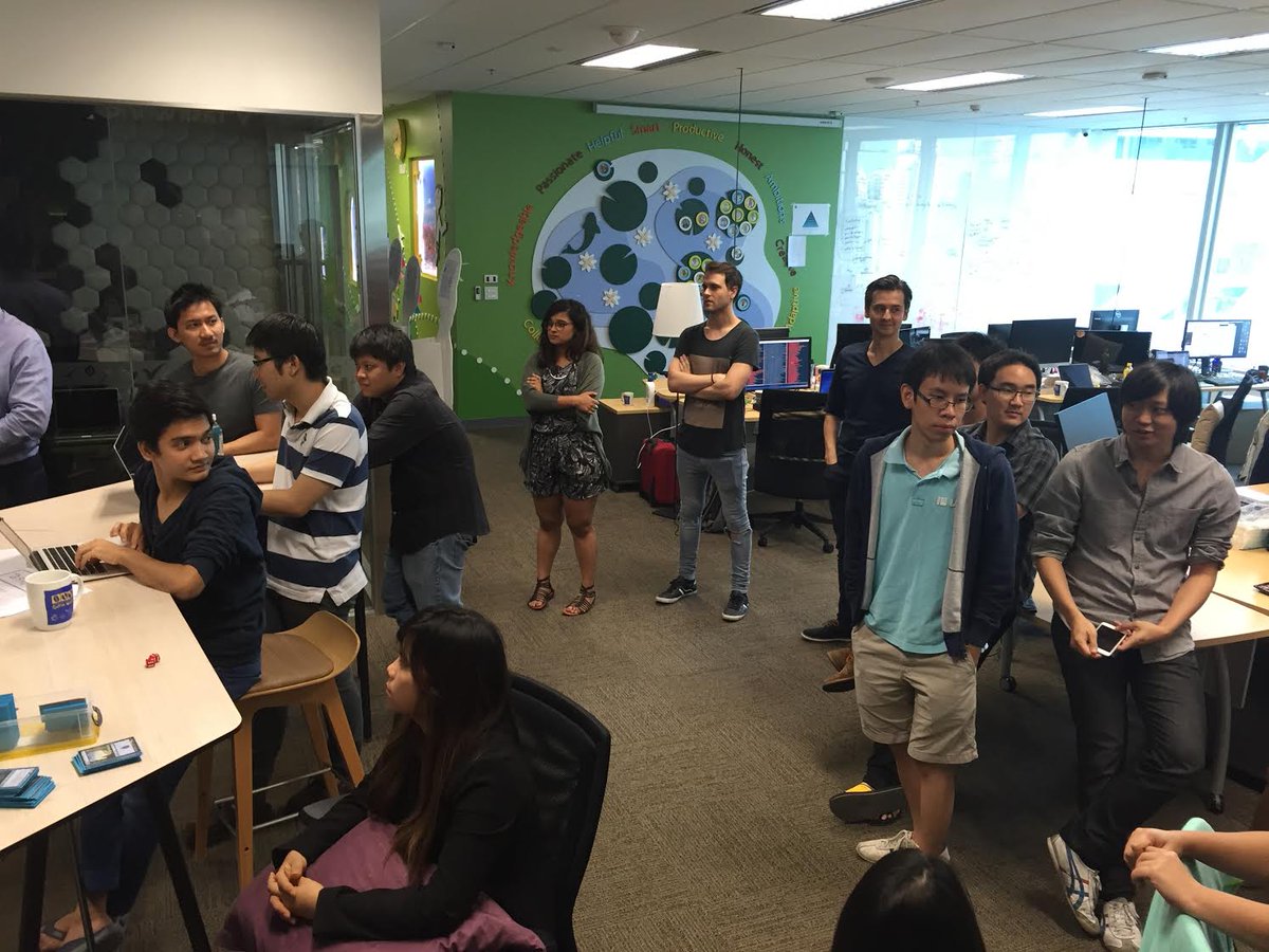 taskworld's tweet image. Our mobile team showed us a glimpse of the new version of #Taskworld's mobile app and it got everyone super excited!