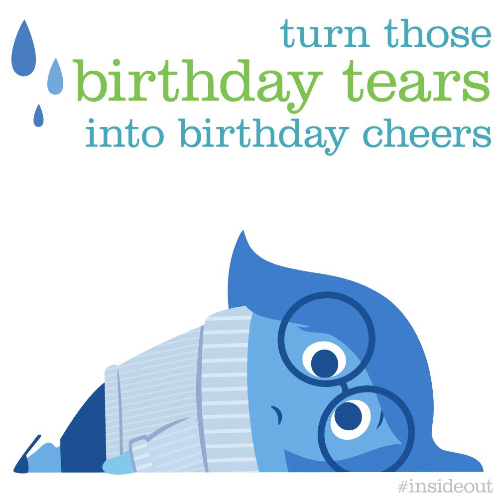 Even Sadness is happy today! Here\s wishing Phyllis Smith aka Sadness a very happy birthday! 