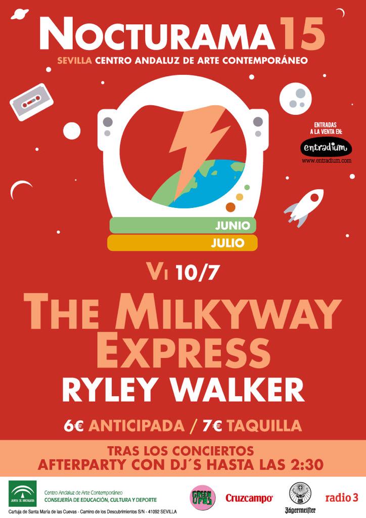 #conciertosHRS #sevillahoy #conciertossev VI10JUL. 22h. 6€. <a href="/ExpressMilkyway/">the Milkyway Express</a> + <a href="/Ryley_walker/">Oliver</a> en @elNOCTURAMA