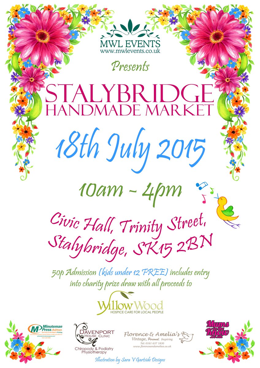 18th July is going to be the best <a href="/stalyhandmade/">SHMAS</a> so far, put it in your diaries folks! #proudsponsors #shoplocal