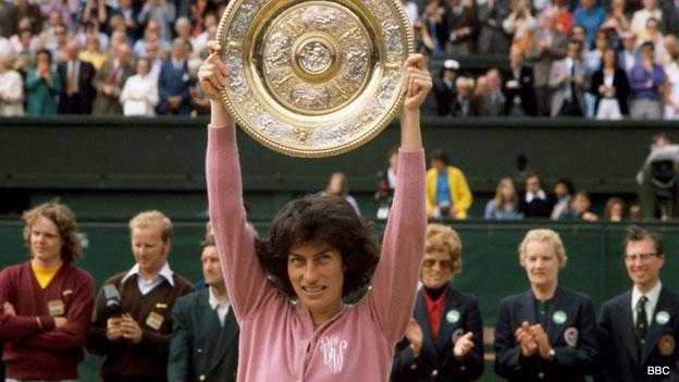 Happy 70th Birthday Virginia Wade, Ladies Champion in 1977.  