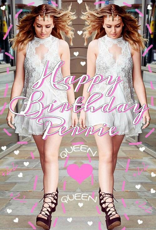 Also from me, a happy birthday to the beautiful, caring, lovely and amazing Perrie Edwards    -S 