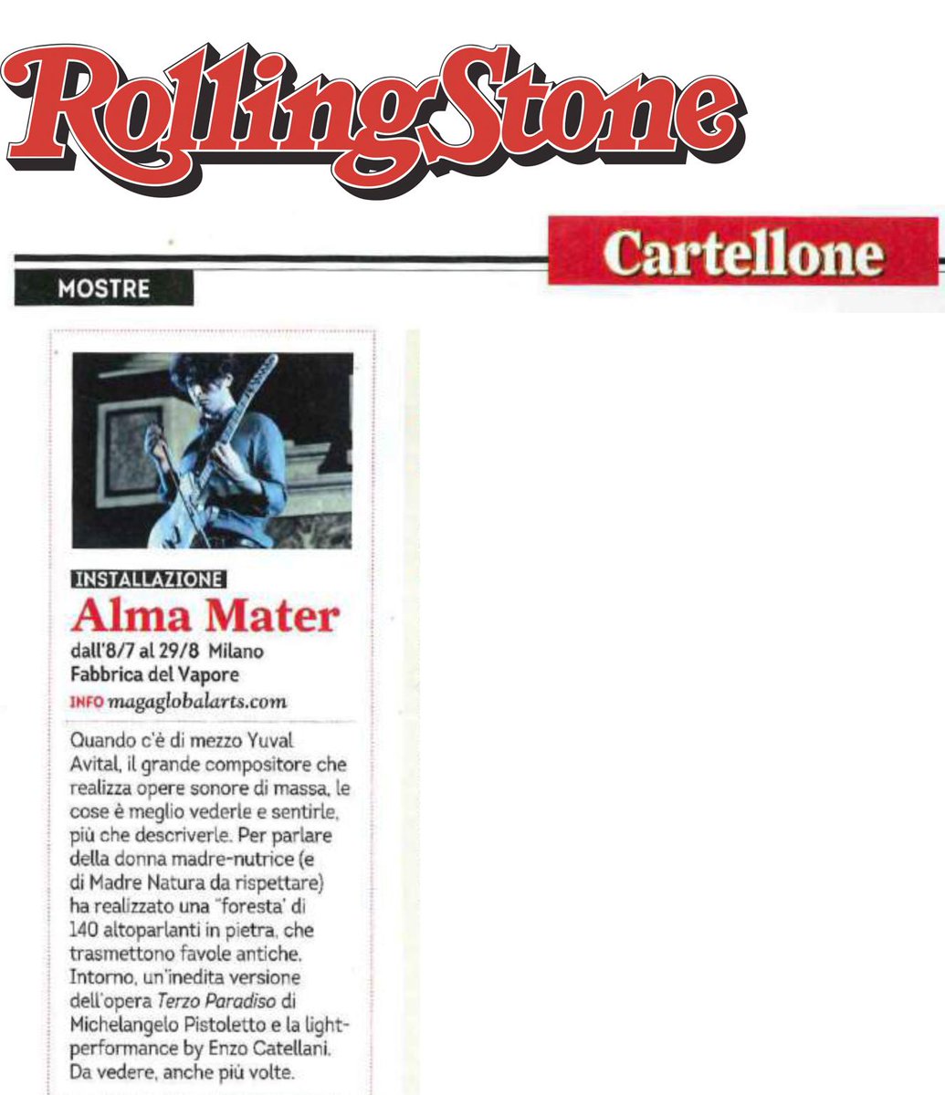 almamaterarts's tweet photo. "Must visit, again and again." #almamaterproject on @RollingStone! @CatellaniSmith @ArchSonora @Expo2015Milano http://t.co/Ai4TuJY5e2