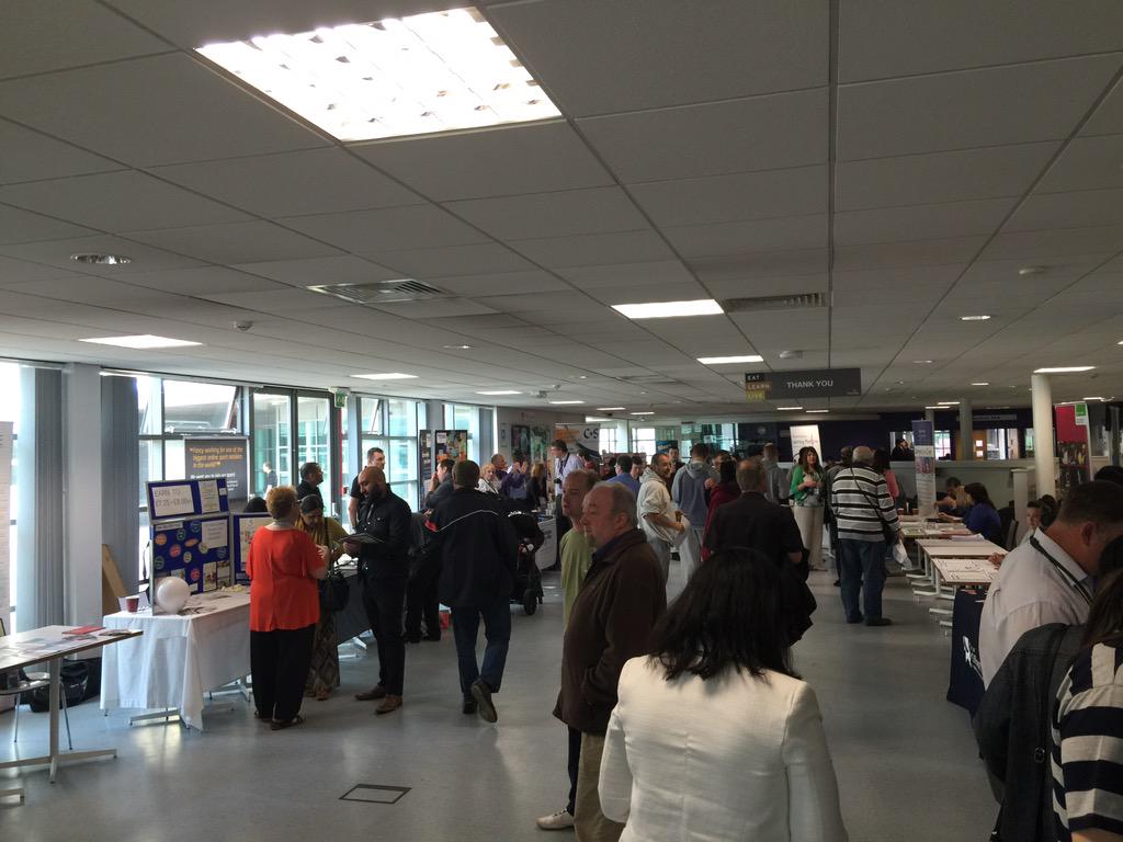 Jobs fair is now underway <a href="/wolvcoll/">City of Wolverhampton College</a> Wellington Road. 100s of job opportunities available. We're here until 2pm today.