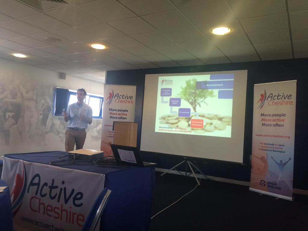 AnneBoydUK's tweet photo. Co-invest with us @ActiveCheshire . Together we can deliver more #activepartner http://t.co/lWNpGqktLb