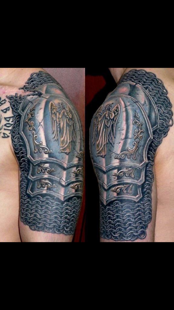 Tattoo uploaded by Andy Bautista  Addition to an armor sleeve in progress  blackandgrey Black realistic realism realismo tattoo armortattoo  armor  Tattoodo