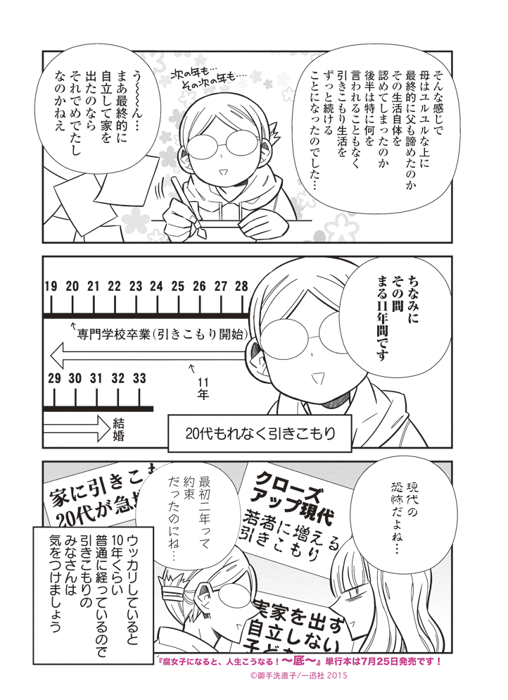 ゼロサム編集部 腐女子になると 人生こうなる 底 著 御手洗直子 7月25日にコミックス発売までツイッターで内容の一部ご紹介 発売をお楽しみに 本日はpixivコミックで旧作第３話公開も Http T Co La5x9fpqmp Http T Co Wwobuleoxl