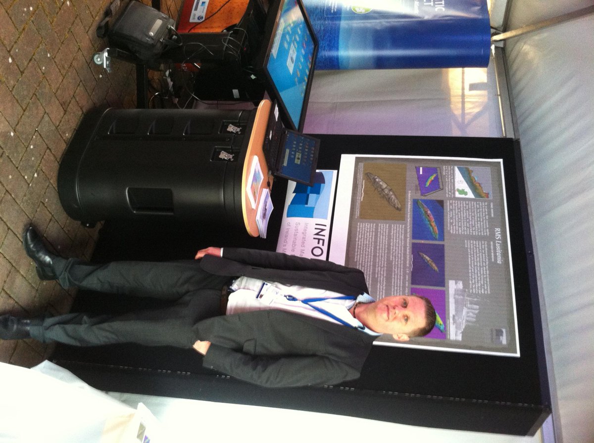 followtheboats's tweet photo. Visit the #INFOMAR stand @NMCIServices @OurOceanWealth #HOOW @Seafest_ie #3D #Lusitania #Storymap #Atlantic Transect http://t.co/O4CfQJAaXI