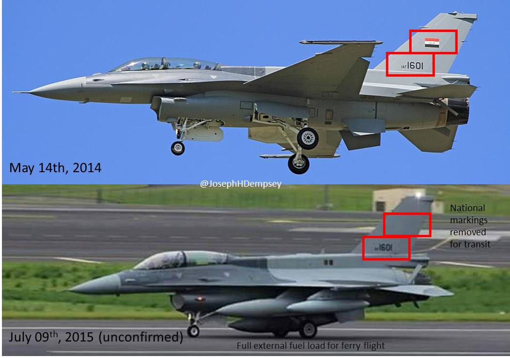 وزارة الدفاع العراقية: طيارونا أنهوا التدريب على طائرات F-16 ونتسلمها على دفعات CJj2_5VWcAAyu38