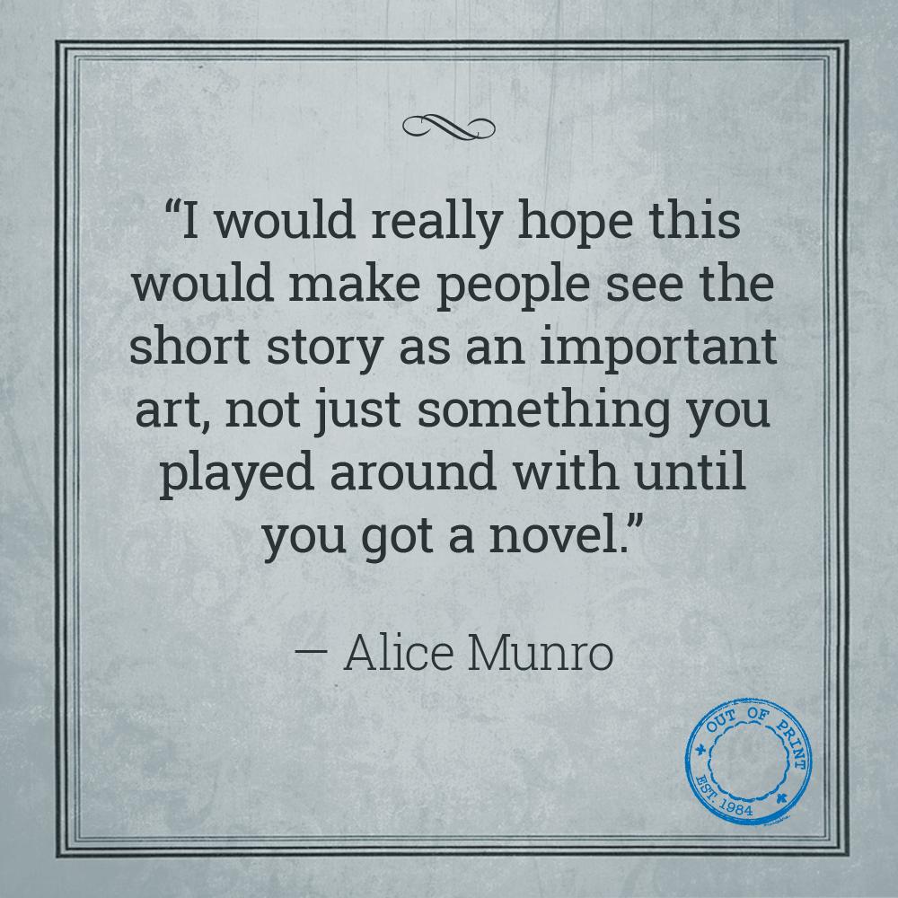 Happy Birthday, Alice Munro! 