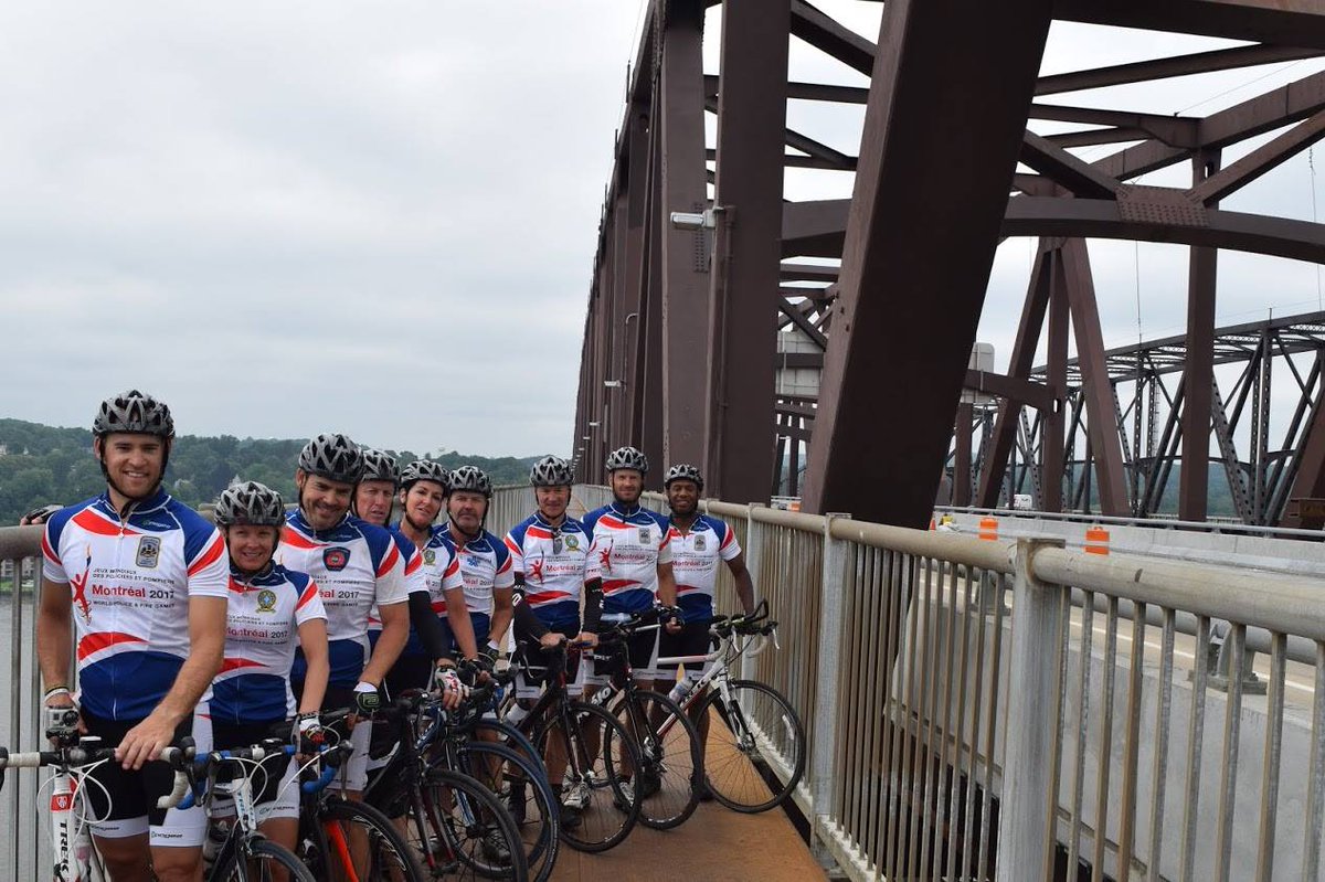 Where's the torch? Can you guess which river the WPFG Montreal 2017 torch team stopped at yesterday to take this pic?