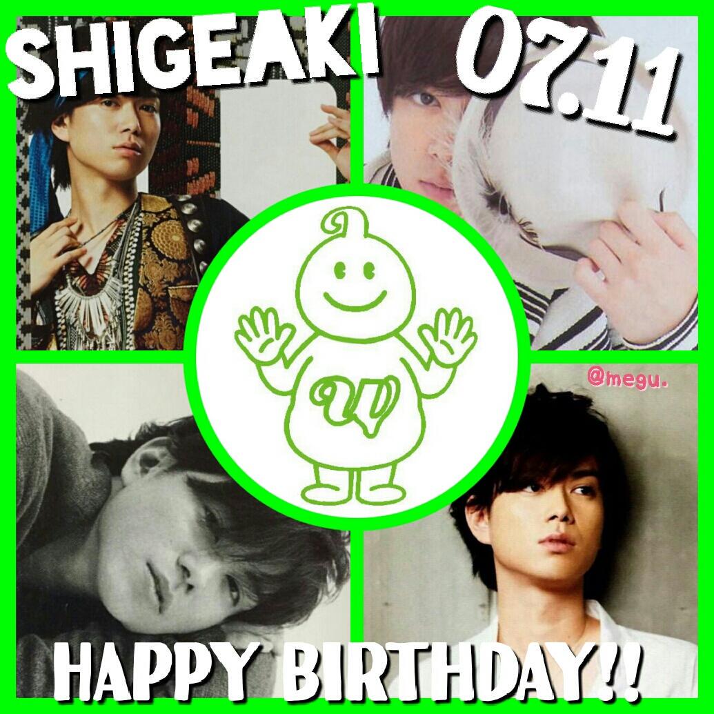 1987.07.11  2015.07.11
SHIGEAKI KATO
Happy Birthday *: !!!!  28                           