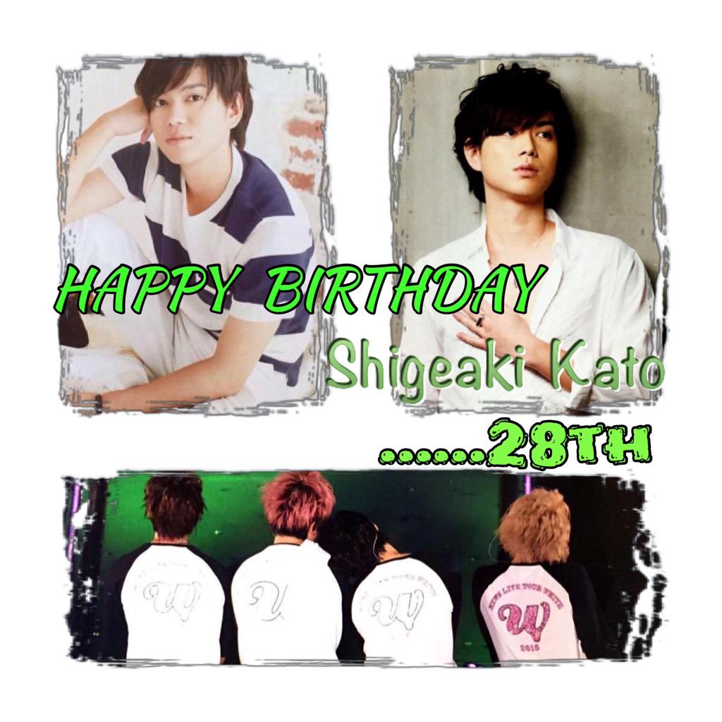 HAPPY BIRTHDAY!!Shigeaki.Kato...28th                   NEWS           NEWS            