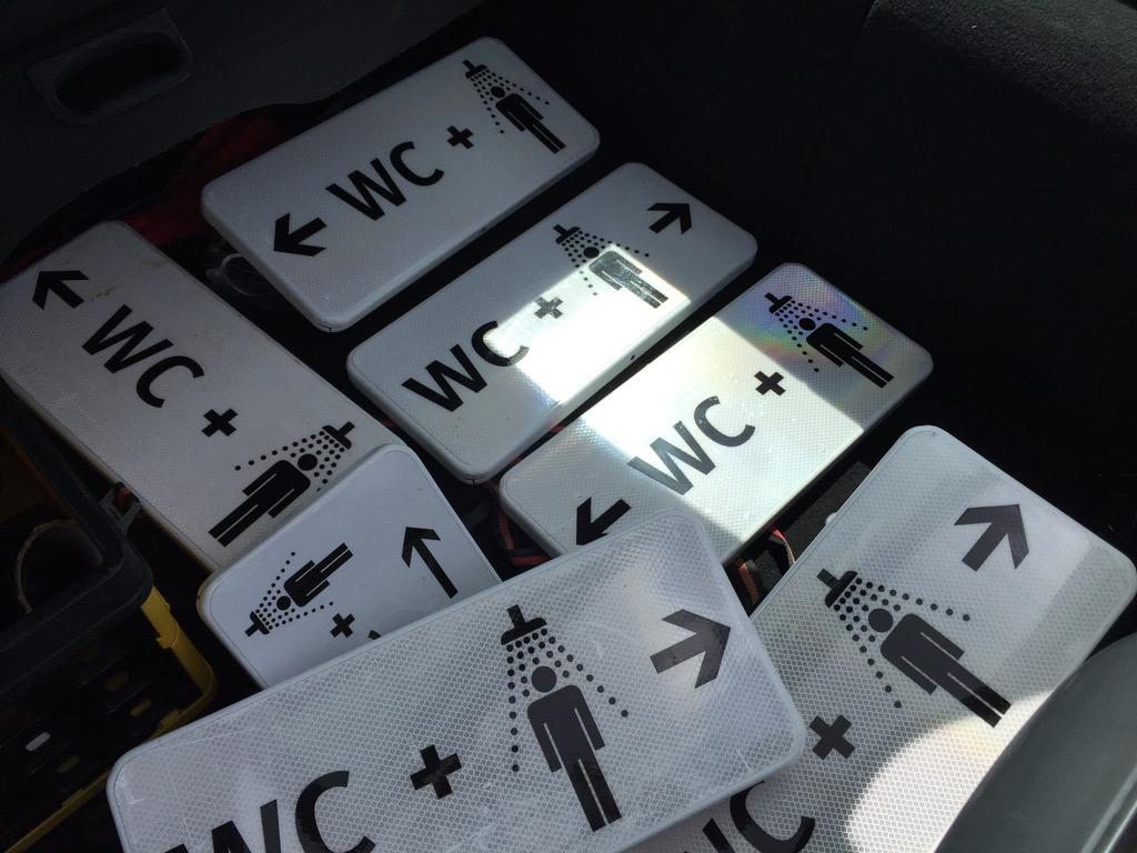 Zelfwerkzaamheid van de Rode Loper: tijdelijk de bewegwijzeringen aanvullen totdat het nieuwe plan klaar is #grou