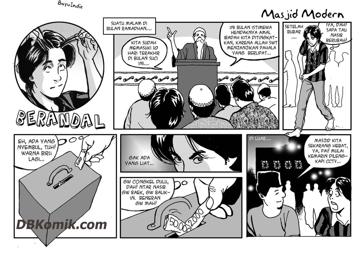 dbkomik's tweet photo. Umumnya orang seneng kalo masjidnya jadi lebih modern....Tapi tidak dengan si Berandal...Kenapa, ya ?   :-) http://t.co/tHFTOYWNV4