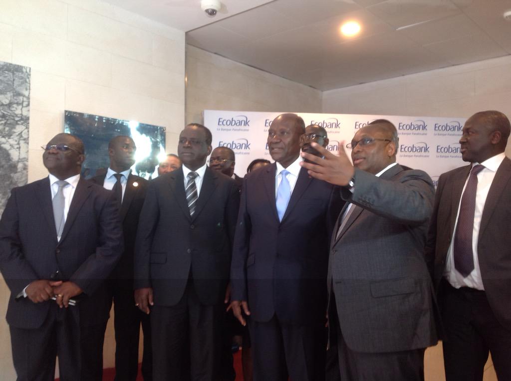 aosafrica's tweet photo. #EcobankCIsiège : Visite des locaux du nouveau siège par les membres du gouvernement. #kpakpatoya #civnews #civbanque http://t.co/WrckAodJtp