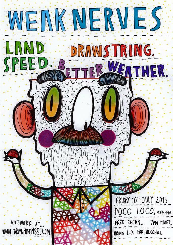 And we're playing in Chatham tonight with all our pals in Better Weather, Drawstring, and <a href="/WEAKNERVES/">WEAK NERVES</a> . See ya there!