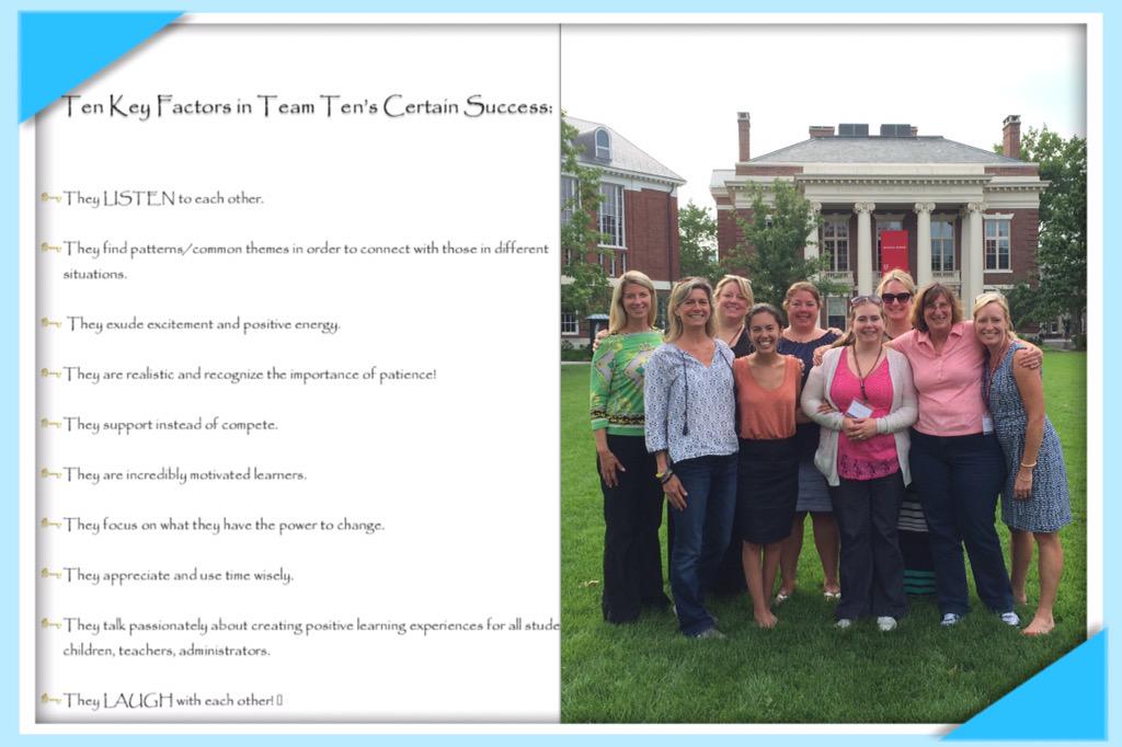 Ten fantastic truths about Team Ten!! #SuccessIsInevitable #ProudFacilitator #udl_hgse