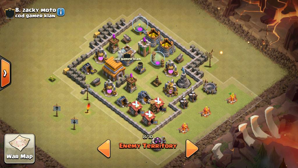 unitedrushers's tweet photo. War attack strategy #startedfromthebottom #clashofclans #warbase #warbase #clashers #clashattacks http://t.co/6nCVZgMWqY
