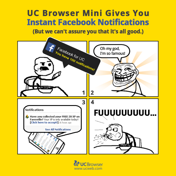 UCBrowser's tweet image. We deliver Facebook notifications FAST. RT if you love this new feature on #UCBrowserMini! bit.ly/UCAndroidMini