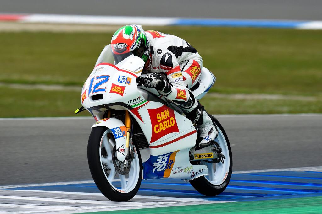 FerrariMatteo11's tweet photo. Sachsenring,
Friday FP2. #technipes #aken #grouppack #sancarlo #amir #Xlite #moto3 #nolangroup @MotoGP http://t.co/vsdGMmeAAh