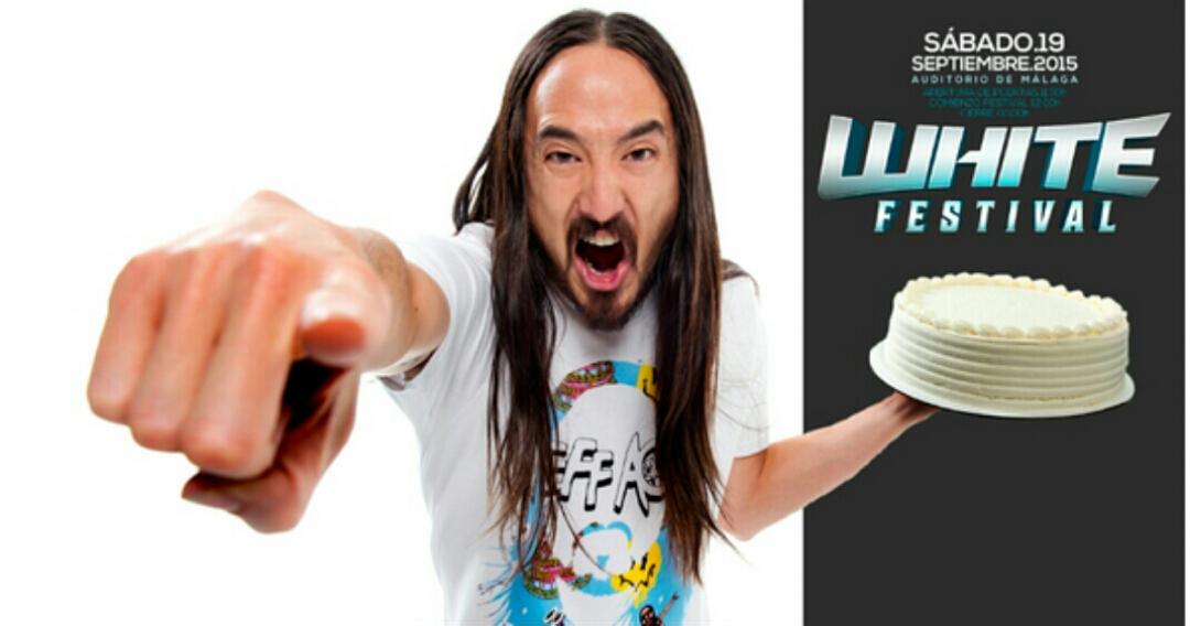 PUTALOCURAA's tweet photo. Entradas para white festival con steve aoki en malaga!!! Solo 18 euros reservs tu entrada ya!! http://t.co/6pjOpqdP44