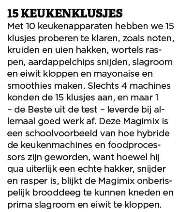 #Magimix #Compact3200XL is de #Beste uit de <a href="/Consumentenbond/">Consumentenbond</a> #keukenmachinetest!