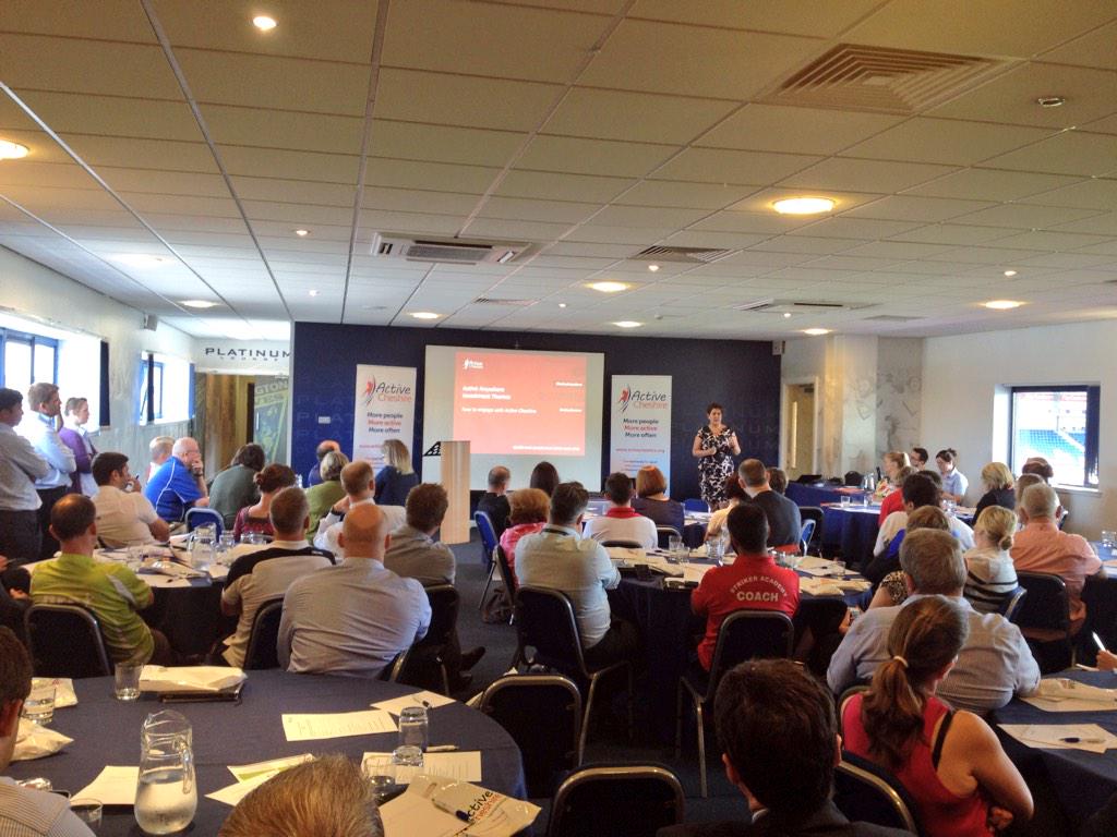 OutdoorsAC_'s tweet photo. "We want you 2 take ownership of your programmes & make them sustainable long-term." @CEOactivechesh #ActivePartner http://t.co/4SyvKRGVnF
