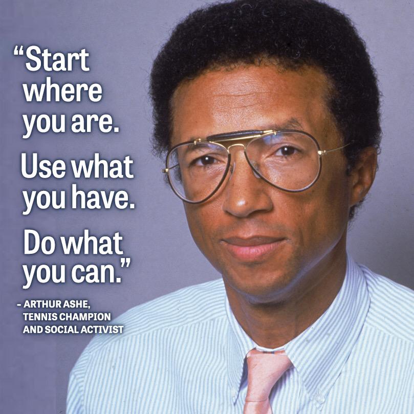 7/10/1943: happy birthday Arthur Ashe. 