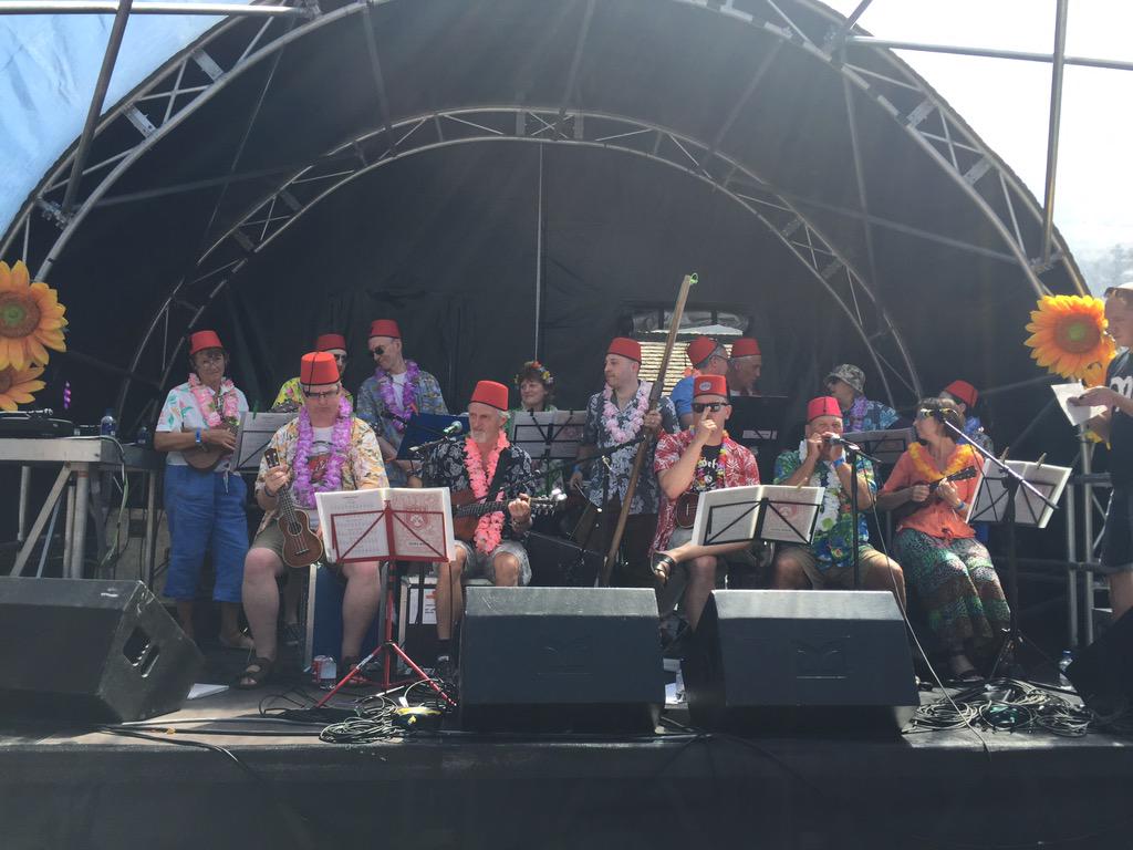 .<a href="/ukesoup/">S.O.U.P.</a> live at #LockLive, #TheLiveStage. Come check them out! #awesome