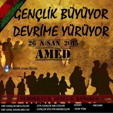 Nisan ayında düzenlenen bir kongre ile birçok Pkk yanlısı dernek DEM-GENÇ çatısı altında birleşti..