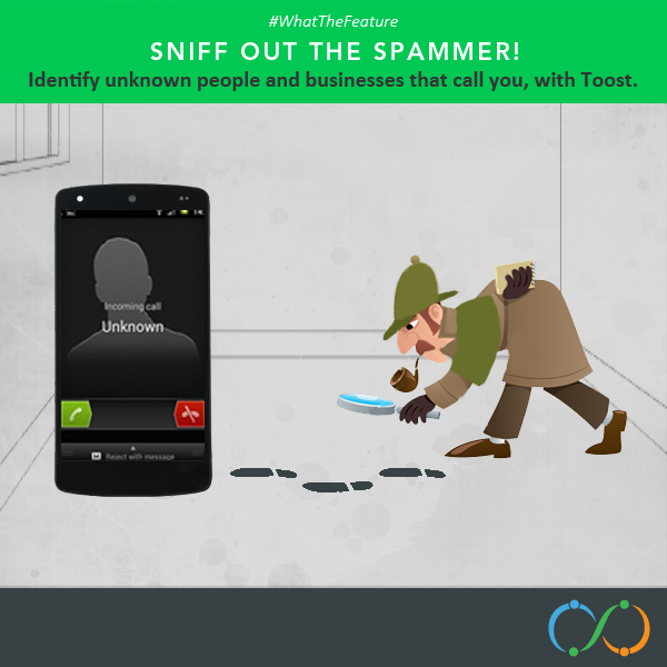 toostapp's tweet photo. Sniff out spammers! Identify people &amp; businesses that call u, with @toostapp
Download #App at https://t.co/5fOLl4kMgV http://t.co/21mTLTwFKo