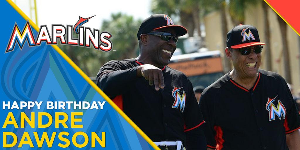 Miami Marlins on X: Happy birthday to The Hawk, Andre Dawson!   / X