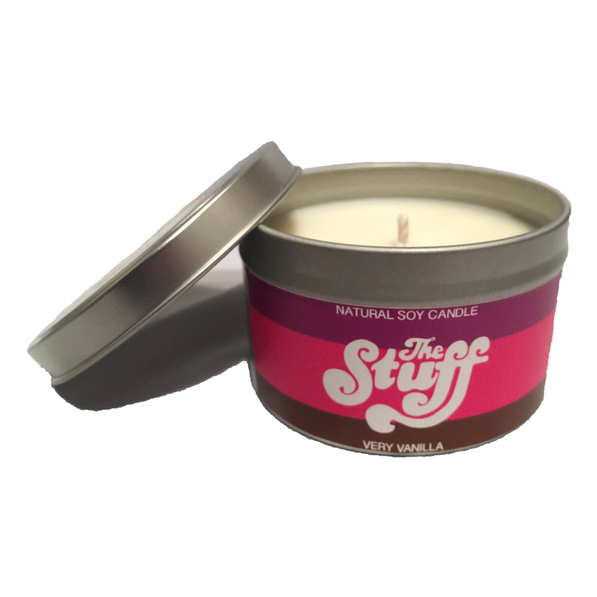 frightwares's tweet photo. New Product #FrightDays The Stuff Soy Candle, Very Vanilla Scented,"Enough is Never Enough" http://t.co/p2X1z6nYMe http://t.co/UiMFImKrED