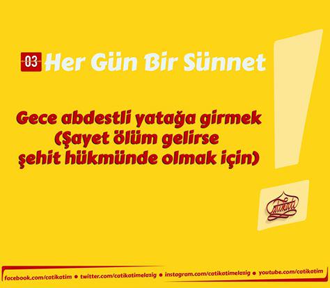 catikatimelazig's tweet image. 3- Gece abdestli yatağa girmek (Şayet ölüm gelirse şehit hükmünde olmak için)
