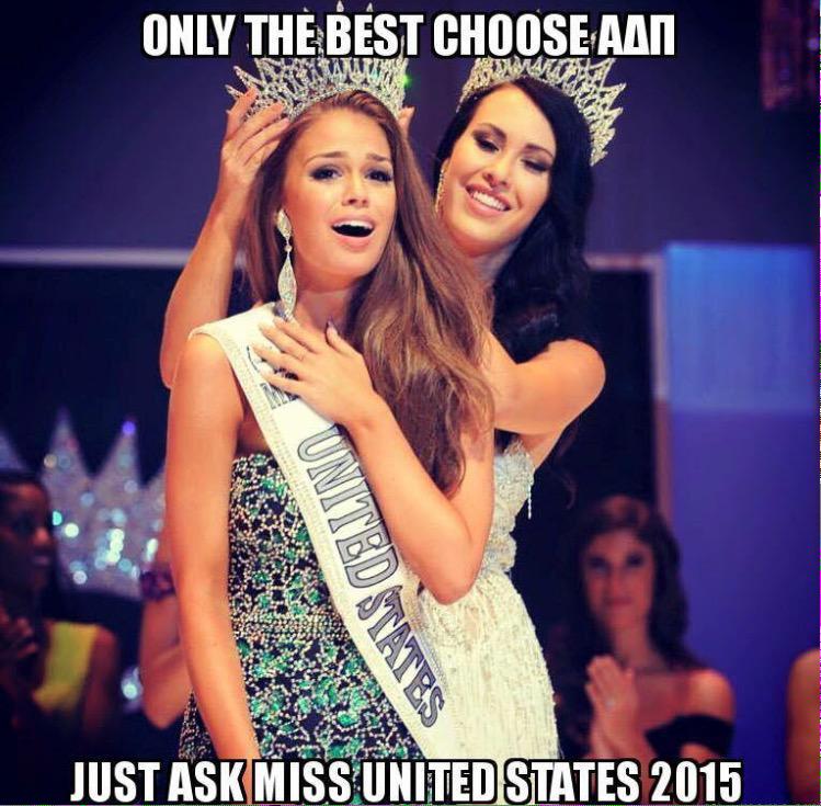 Congratulations and Pi Love to a fellow ADPi and Miss USA 2015! 💎