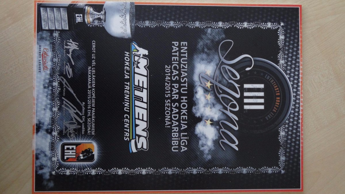 Metiens_'s tweet image. Paldies @entuziasti par iepriekšējo sezonu! Gatavojamies jaunajai sezonai!