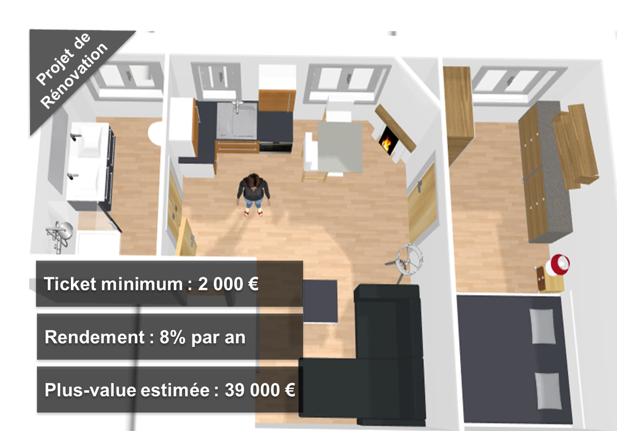 PROPULSS's tweet image. 20% déjà financés, faites vite ! Découvrez le projet Marthe Chenal - Rentabilité 8% sur 6 mois bit.ly/1fqPJZX