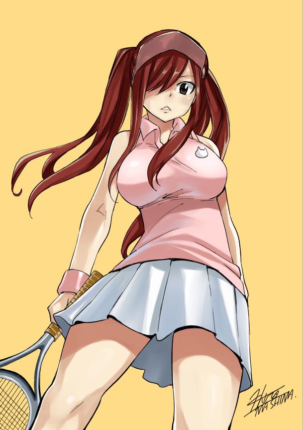 erza scarlet sexy tenis