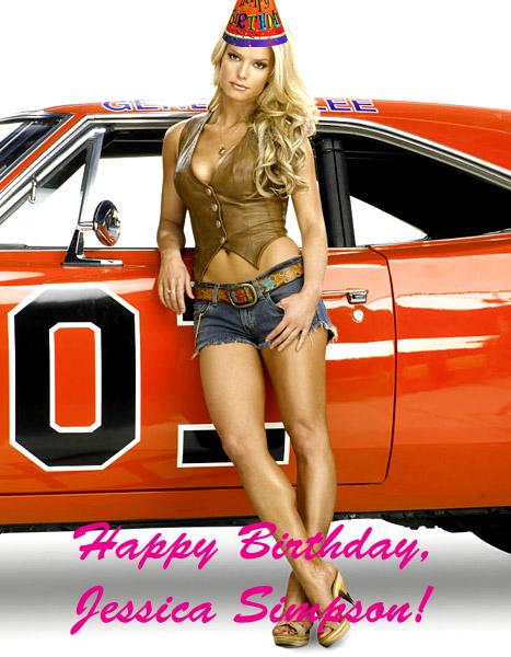 Happy Birthday, Jessica Simpson! Rock some Daisy Duke\s today and have a blast! 